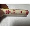 Image 2 : Roll of Canadian One Cent Coins
