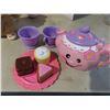 Image 2 : Lot of toys( fisher -price tea set+ fluffy toys)