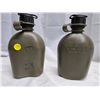 Image 1 : 2 MILITARY WATER BOTTLES