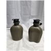 Image 2 : 2 MILITARY WATER BOTTLES