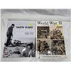 Image 1 : WWII VISUAL ENCYCLOPEDIA/ CHURCHILL 1940-45 HARD COVERED BOOK.