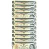 Image 1 : 1973 (11) CANADIAN 1$ BILLS-CONSECUTIVE/ALR1904133-43