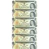 Image 1 : 1973 (6) CANADIAN 1$ BILLS-CONSECUTIVE/AMH1384206-11