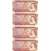 Image 1 : 1974 (4) CANADIAN 2$ BILLS-CONSECUTIVE/BB1097477-80