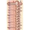 Image 2 : 1986 (10) CANADIAN 2$ BILLS-CONSECUTIVE/CBC4640060-69