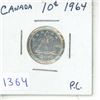 Image 1 : 1964 Canadian Ten Cent