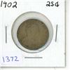 Image 1 : 1902 Canadian Twenty-Five Cent