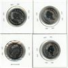 Image 2 : (4) 2002 Canadian 50 Cents Coin.
