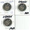 Image 1 : (3) 1969 Canadian 50 Cents Coins.