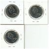 Image 2 : (3) 1969 Canadian 50 Cents Coins.