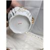 Image 8 : DEMI TASSE CHINA TEA SET.  MADE IN JAPAN. TEAPOT/CREAMER & SUGAR BOWL/6 TEACUPS WITH SAUCERS.
