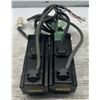 Image 2 : (2) Sanyo Denki #DFSM-0245B-202A AC Servo Motors