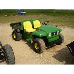 JOHN DEERE GATOR 4X2 UTILITY CART, s/n V004X2X060019: