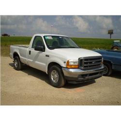 FORD F250XL SUPER DUTY PICKUP, s/n 1FTNF20L61EB84438: