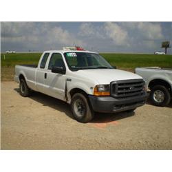 FORD F250XL SUPER DUTY PICKUP, s/n 1FTNX20L5XEE72621: