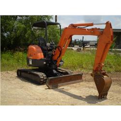 HITACHI ZX35U HYDRAULIC EXCAVATOR, s/n HCMILL00C00232207: