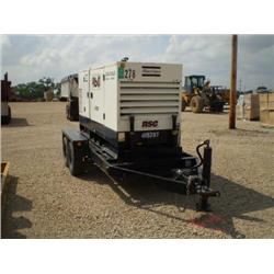 ATLAS COPCO QAS 108 - 160 KVA PORTABLE ENCLOSED SOUND SUPPRESSED DIESEL GENERATOR, s/n LR110794: