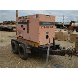 MULTIQUIP WHISPERWATT 40 DCA40SSI 40 KVA 23.1KW PORTABLE ENCLOSED SOUND SUPPRESSED DIESEL GENERATOR,