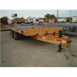 NATIONAL T/A TILT DECK EQUIPMENT TRAILER, s/n 149FP2420XK008966: