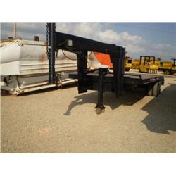 CUSTOMBUILT T/A GOOSENECK EQUIPMENT TRAILER, s/n N/A: