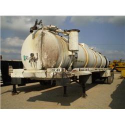 SEMCO 130 BARREL T/A VACUUM TRAILER, s/n A3148VT: