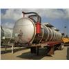 Image 1 : BUTLER STAINLESS STEEL 100 BARREL T/A VACUUM TRAILER, s/n 9590810: