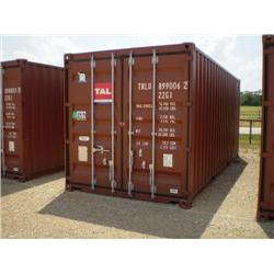 8 ft X 20 ft CONEX STORAGE CONTAINER, s/n 018422