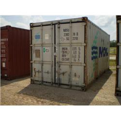 8 ft X 20 ft CONEX STORAGE CONTAINER, s/n 009548