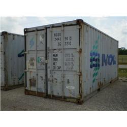 8 ft X 20 ft CONEX STORAGE CONTAINER, s/n 2441500