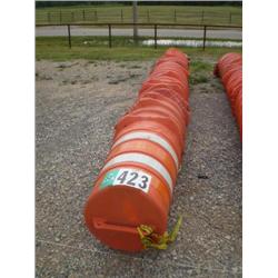CONSTRUCTION ZONE WARNING BARRELS