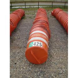 CONSTRUCTION ZONE WARNING BARRELS