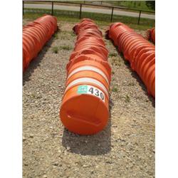 CONSTRUCTION ZONE WARNING BARRELS