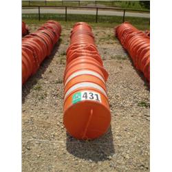 CONSTRUCTION ZONE WARNING BARRELS