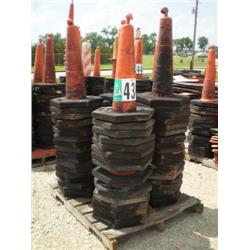 ASSORTED CONSTRUCTION WARNING CONES