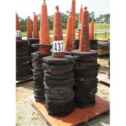 ASSORTED CONSTRUCTION WARNING CONES
