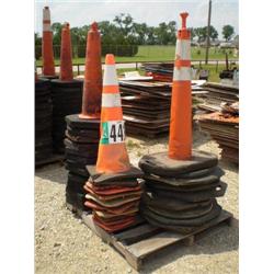ASSORTED CONSTRUCTION WARNING CONES
