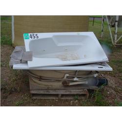 (2) JACUZZI TUBS W/AQUA FLOW ELECTRIC PUMPS