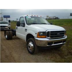 FORD F450 4X4 SUPER DUTY CAB & CHASIS s/n 1FDXF47S71ED16328