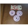 Image 1 : Lot(3) of Pink Grinding Cup Wheel 2" x 1" 3/8"