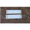 Image 1 : 2 Plaque UHMW 3/8" × 3" × 8 1/2"