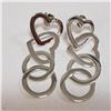 Image 1 : JP1052-166 SILVER EARRINGS