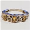 Image 1 : JP1052-174 SILVER CITRINE RING