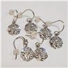 Image 1 : JP1052-180 SILVER PACK OF 3 EARRINGS