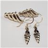 Image 1 : JP1052-177 SILVER LOT OF 2 EARRINGS