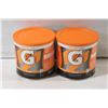 Image 1 : NEW 2 X 560G GATORADE ORANGE DRINK POWDER