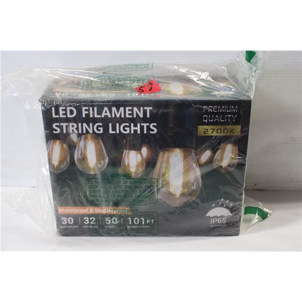 LED STRING LIGHTS, BULB STYLE