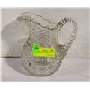 Image 1 : ETCHED GLASS PITCHER