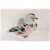 Image 1 : VINTAGE HOLLOHAZA "FISH NET" PORCELAIN DUCK