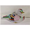 Image 1 : VINTAGE HOLLOHAZA "FISH NET" PORCELAIN DUCK