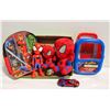 Image 1 : FLAT OF SPIDERMAN TOYS WITH BACKPACK